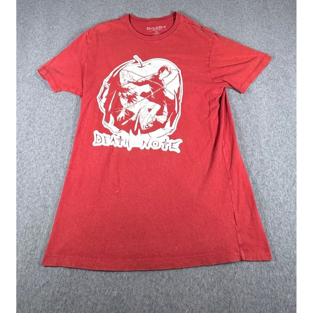 VTG Death Note Apple and Light XL Anime Manga Promo Tv Shonen Jump Y2K